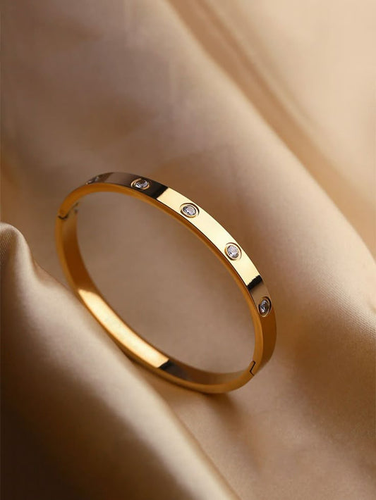 bangle bracelet rose gold